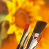 Sunflowers at Stems Paint Night